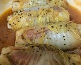 ウインナーとちくわのロール白菜作り方6写真