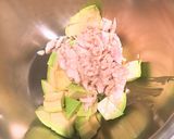 切って和えて5分＾＾アボカドツナナムル作り方1写真
