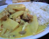 お好みの具で☆くせになる黄色いカレー作り方4写真