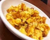 ♡簡単納豆スクランブルエッグ♡1歳離乳食作り方8写真