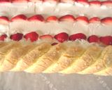 ビスキュイ生地で苺のロールケーキ作り方5写真