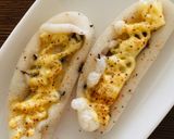 お茶にもビールにも合う♡豆餅マヨ焼き作り方2写真