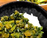ハチミツで、大根の葉っぱの炒り煮！作り方7写真