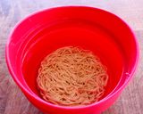 レンジで簡単！新春！！もち入りラーメン作り方3写真