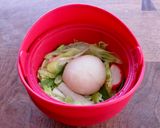レンジで簡単！新春！！もち入りラーメン作り方4写真