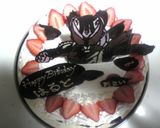 仮面ライダーキバ☆誕生日ケーキ作り方7写真