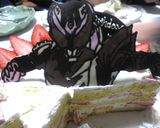 仮面ライダーキバ☆誕生日ケーキ作り方8写真