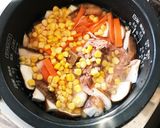 薄め味付けのコンソメ炊き込みご飯作り方3写真