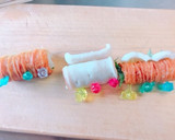 簡単おつまみ！枝豆と大葉のちくわロール作り方6写真