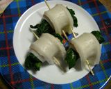ちくわと青菜の巻き巻き天ぷら作り方4写真