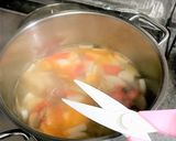 お肉ふわふわ♡我が家のメガ豚汁作り方7写真