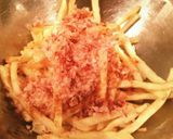 にんにくバター醤油鰹節でフライドポテト♡作り方3写真