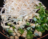 茄子とピーマンともやしの胡麻味噌蒸し炒め作り方2写真