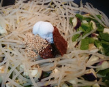 茄子とピーマンともやしの胡麻味噌蒸し炒め作り方4写真