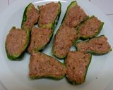 ピーマンの肉詰〖介護食の工夫付〗作り方4写真