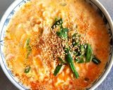 豆乳白ごま辛ラーメン作り方8写真