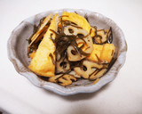 れんこんと油揚げの炒め煮作り方4写真