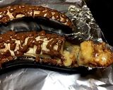 レンジで簡単？！トロトロ焼きチョコバナナ作り方4写真