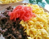 レンジで簡単☆そぼろ丼作り方5写真