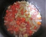 生ハムが入りピラフ風に変わる炊き込みご飯作り方3写真