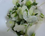 大豆入り　菜飯　～春の七草ごはん作り方4写真