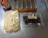 最速のきくらげうどん作り方1写真