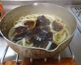 最速のきくらげうどん作り方10写真