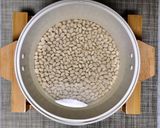 PRINCESS鍋で手亡豆の白あん作り方1写真