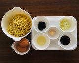 海苔の佃煮♡簡単ふわり香る汁なしラーメン作り方1写真
