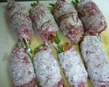 牛バラ肉の簡単野菜ロール煮込み❤作り方5写真
