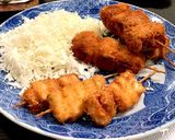 簡単☆ネギの串揚げ作り方6写真