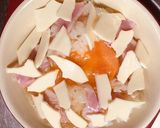 即席飯!開運きのこ茶入りカルボナーラ丼作り方3写真