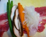 牛バラ肉の簡単野菜ロール煮込み❤作り方4写真