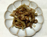 豚こまと玉ねぎのソースおかか炒め☆作り方6写真