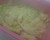保育園給食レシピ☆残り物野菜の温サラダ作り方7写真