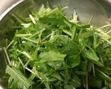 水菜のサラダ作り方3写真