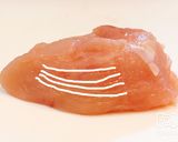 簡単裏技！切り方だけで鶏胸肉柔らか仕込み作り方7写真