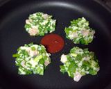 大根おろしdeエビとニラのもちもちお焼き作り方3写真