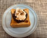 トーストに餡ホイップ♡作り方4写真