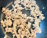 豚ミンチともやしにら麻婆炒め作り方1写真