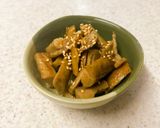 たたきごぼうのパイタンスープ煮作り方6写真