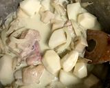 豆乳味噌仕立ての和風根菜シチュー作り方4写真