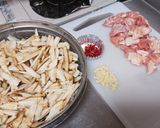 鶏塩きんぴら作り方1写真