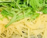 数の子＆水菜のパスタ☆バターしょう油味作り方3写真
