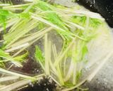 数の子＆水菜のパスタ☆バターしょう油味作り方2写真