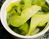 ブロッコリーの茎の塩ゆで●かつお節添え作り方2写真
