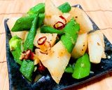 オクラと長芋のペペロンチーノ作り方9写真