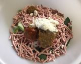簡単♪長ねぎとひき肉の味噌チーズ焼き♡作り方2写真