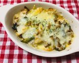 簡単♪長ねぎとひき肉の味噌チーズ焼き♡作り方6写真