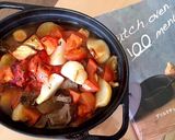 冬野菜のビーフトマト煮込み作り方3写真